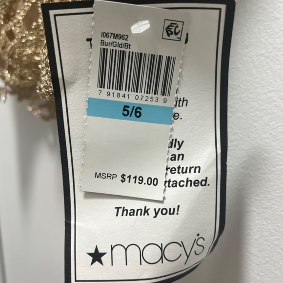 B Darlin Gold and Red Two Piece Dress - Picture 3 of 4